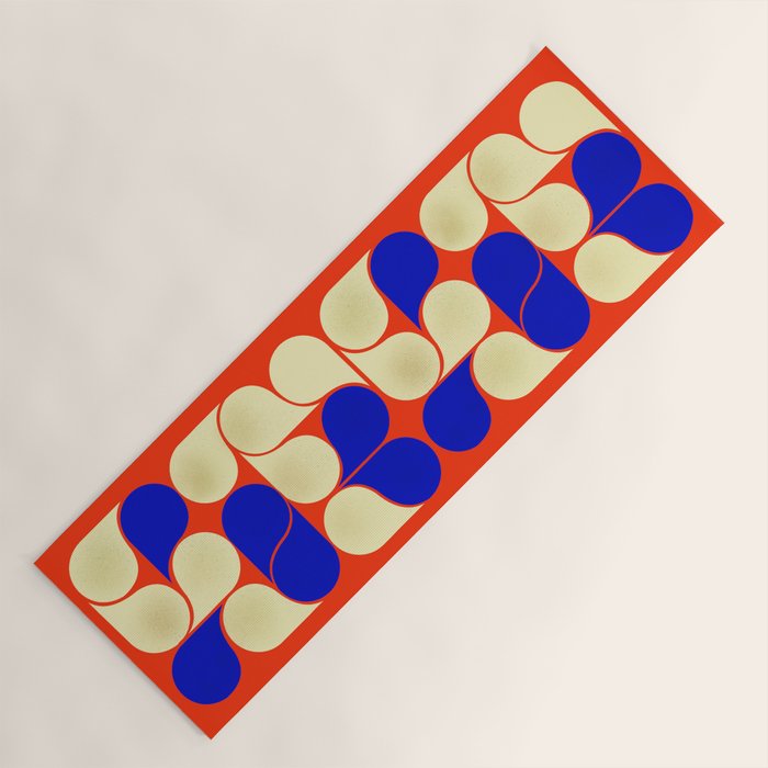Mid-Century Geometric Shapes-No10 Yoga Mat