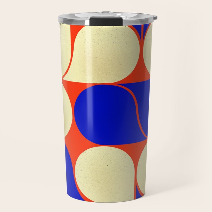 Mid-Century Geometric Shapes-No10 Travel Mug