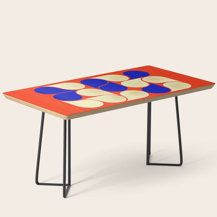 Mid-Century Geometric Shapes-No10 Coffee Table