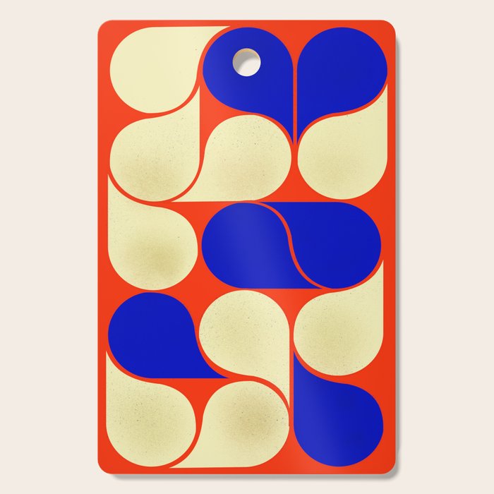 Mid-Century Geometric Shapes-No10 Cutting Board