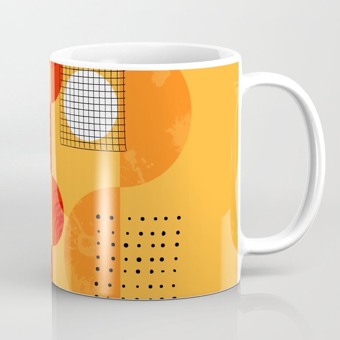Mid-Century Shapes Abstract No7 Coffee Mug