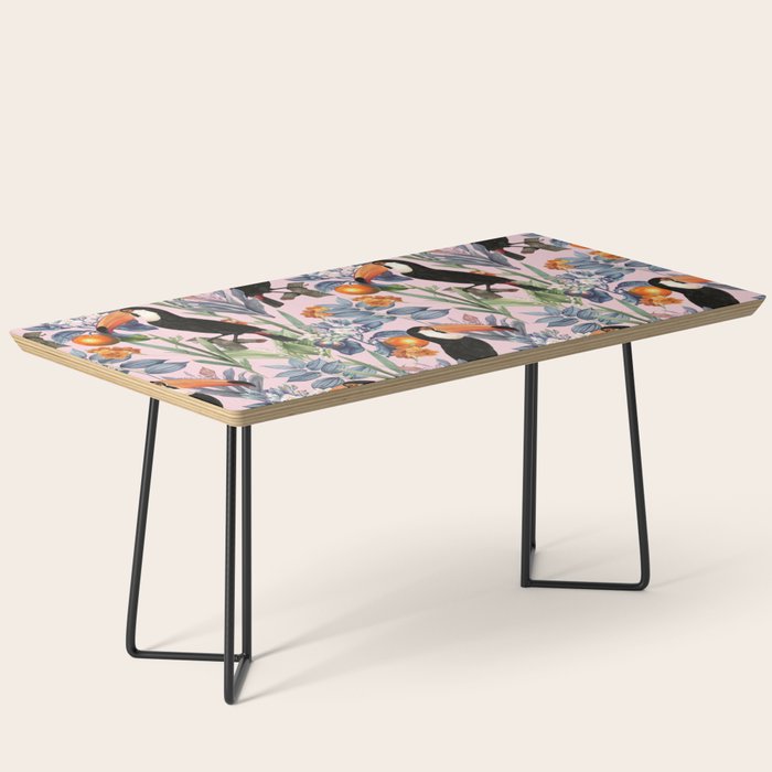 Tucan Garden #Pattern #Illustration Coffee Table