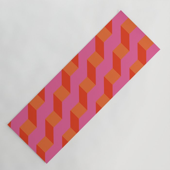Retro Geometry Bright Pattern No10 Yoga Mat