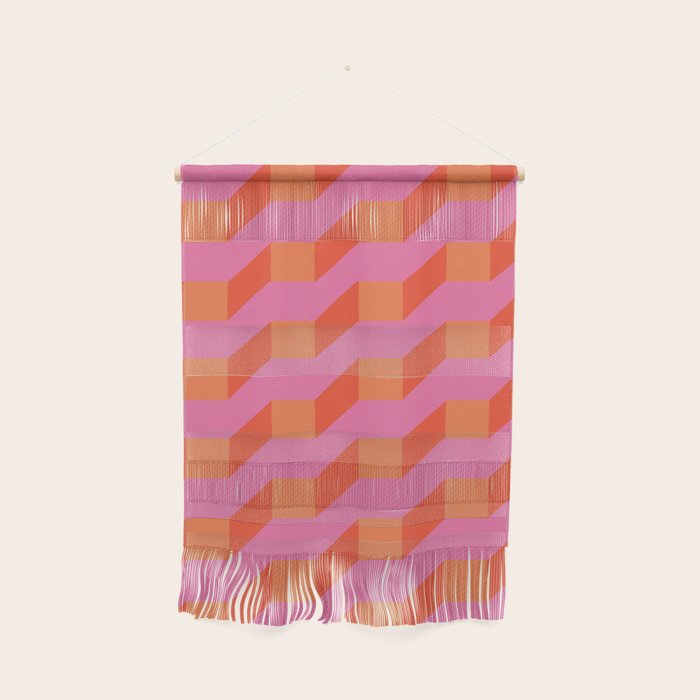 Retro Geometry Bright Pattern No10 Wall Hanging