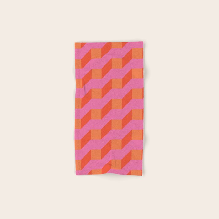 Retro Geometry Bright Pattern No10 Bath Towel