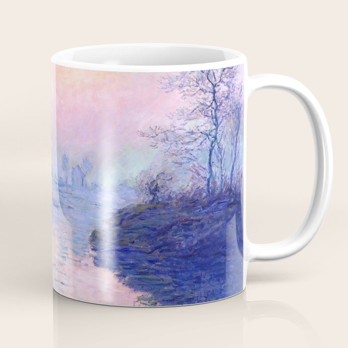 Claude Monet "Sunset On The Seine At Lavacourt. Winter Effect" Coffee Mug