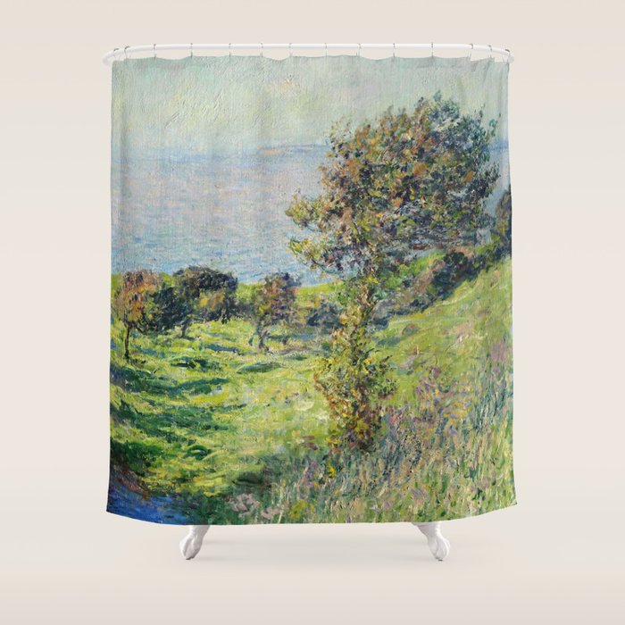 Claude Monet "Coup De Vent" Shower Curtain