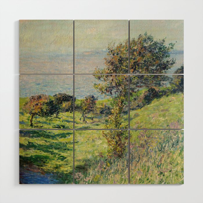 Claude Monet "Coup De Vent" Wood Wall Art