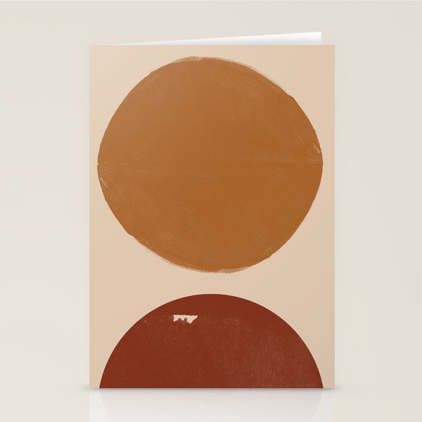 Burnt Orange Sun, New Boho Stationery Card
