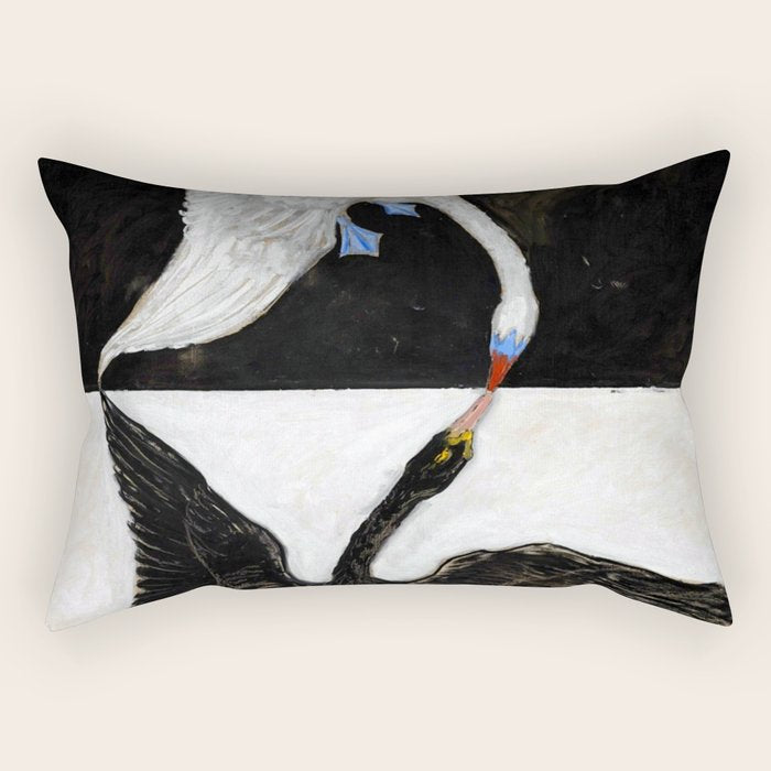 Hilma Af Klint The Swan Rectangular Pillow