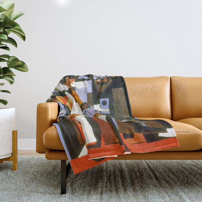 Pablo Picasso Three Musicians Throw Blanket