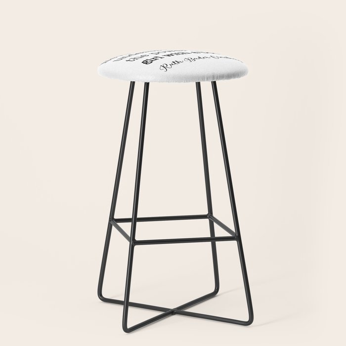 Never Underestimate The Power Of A Girl With A Book. Stool