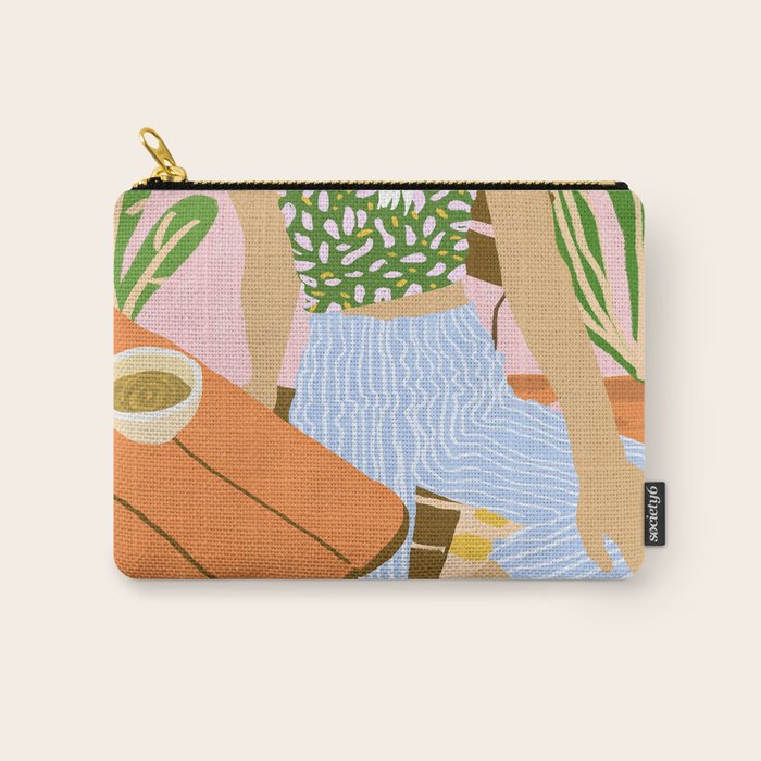 Kawa Tea #Illustration #Fashion Carry All Pouch