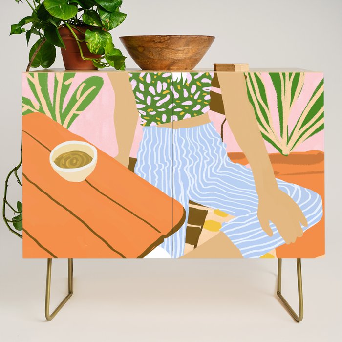 Kawa Tea #Illustration #Fashion Credenza