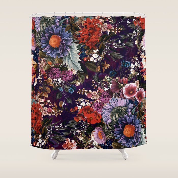 Exotic Garden - Night Xxiii Shower Curtain