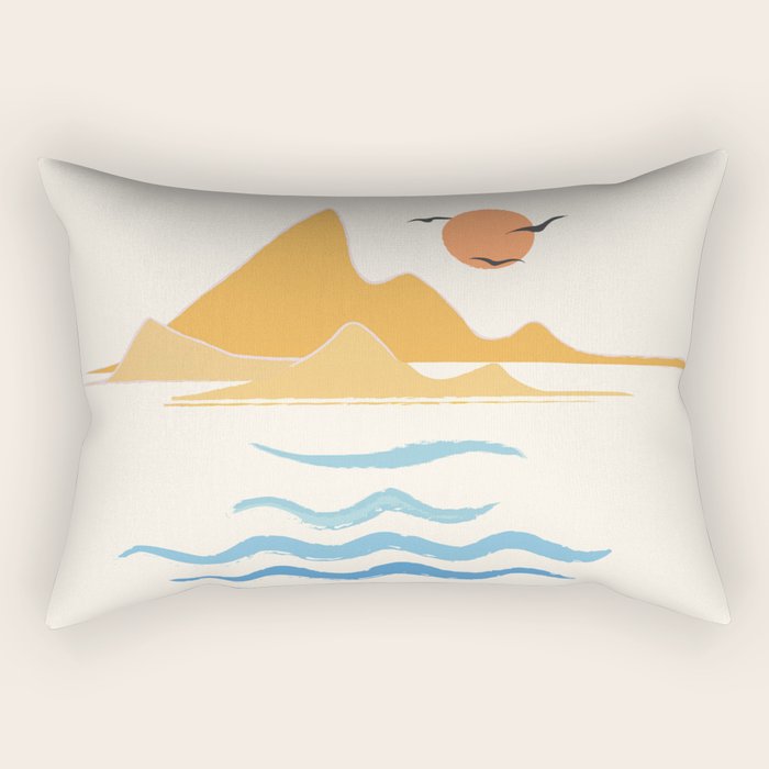 Minimalistic Summer Iii Rectangular Pillow