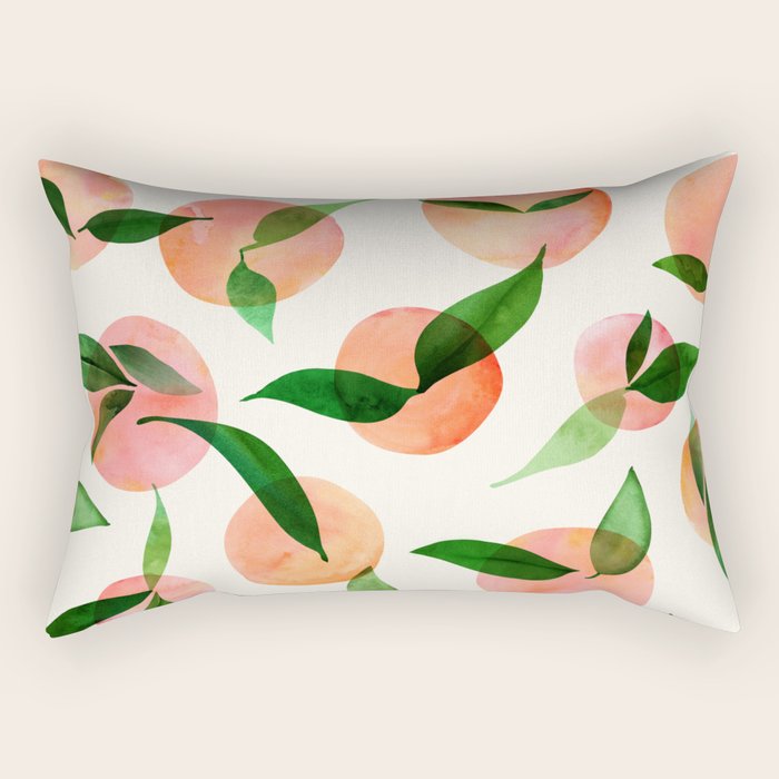 Abstract Summer Fruit Pattern Rectangular Pillow