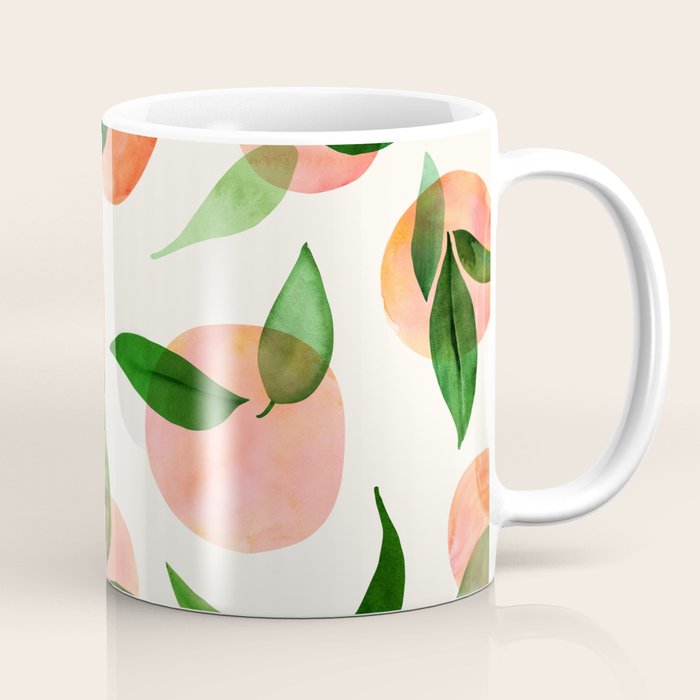 Abstract Summer Fruit Pattern Coffee Mug