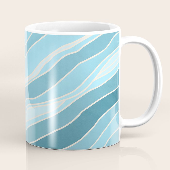 Waves Like Mountains Landscape Coffee Mug