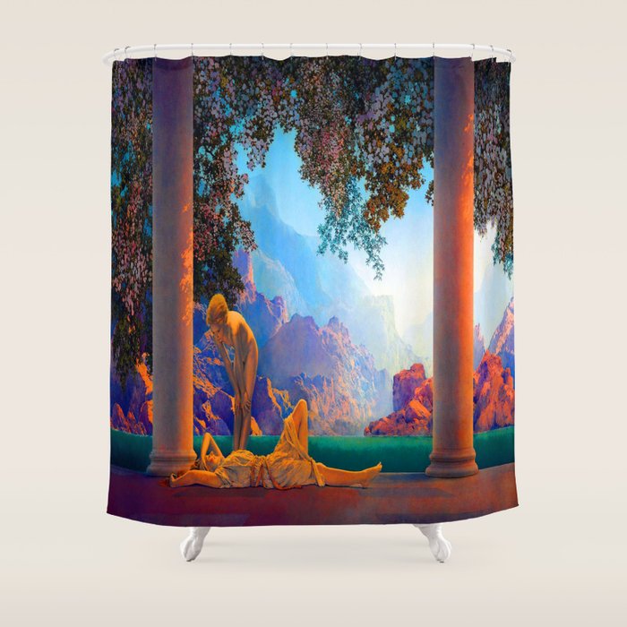 Maxfield Parrish Daybreak Shower Curtain