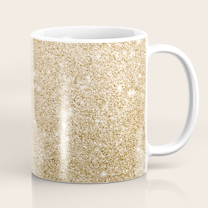 Modern Abstract Elegant Chic Gold Glitter Coffee Mug