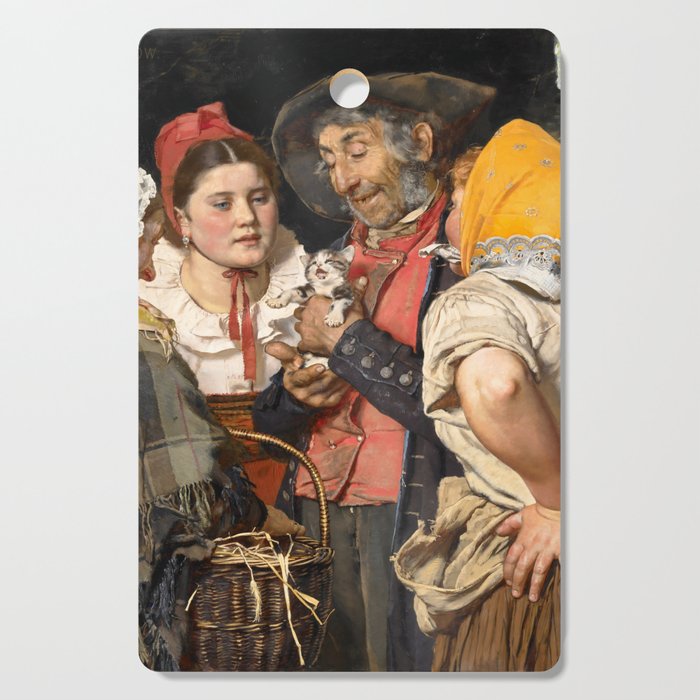Old Man'S Treasure By Karl Gussow, 1876 Cutting Board