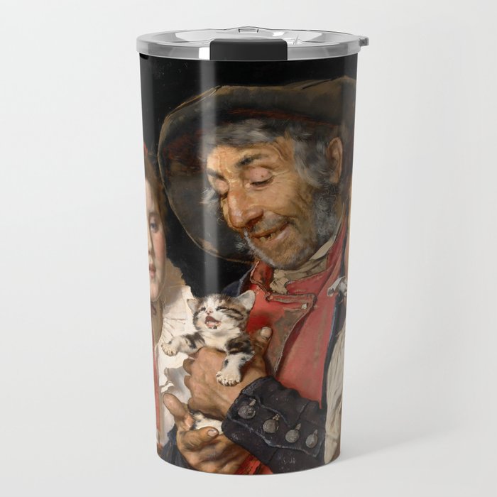 Old Man'S Treasure By Karl Gussow, 1876 Travel Mug