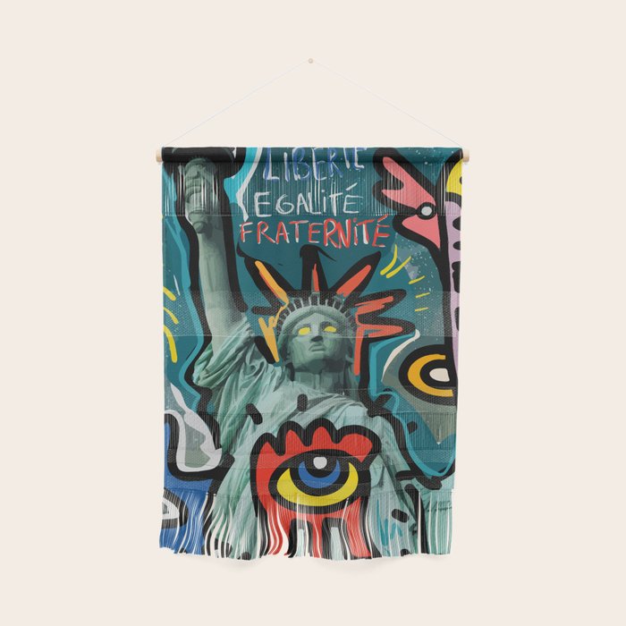 Liberté éGalité Fraternité Street Art French Graffiti Wall Hanging
