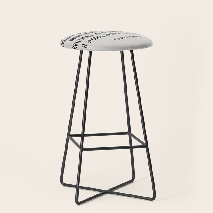 To Be Kind Is More Important... F. Scott Fitzgerald Quote Stool