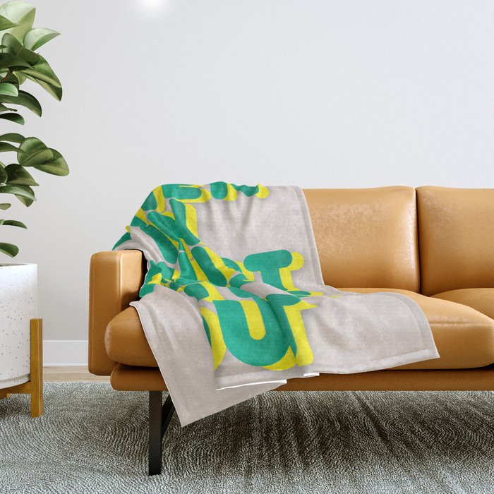 When In Doubt Dance It Out No2 Throw Blanket