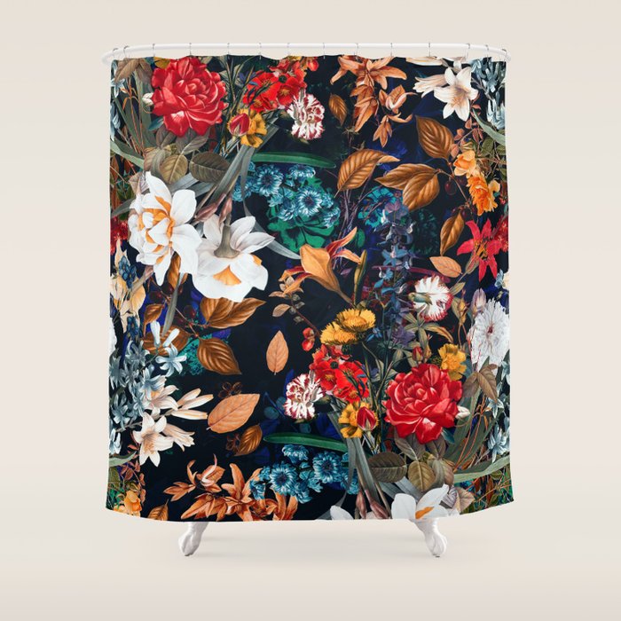 Exotic Garden - Night Xxii Shower Curtain