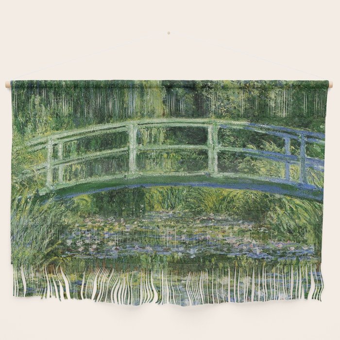 Water Lilies And Japanese Footbridge, Claude Monet Wall Hanging