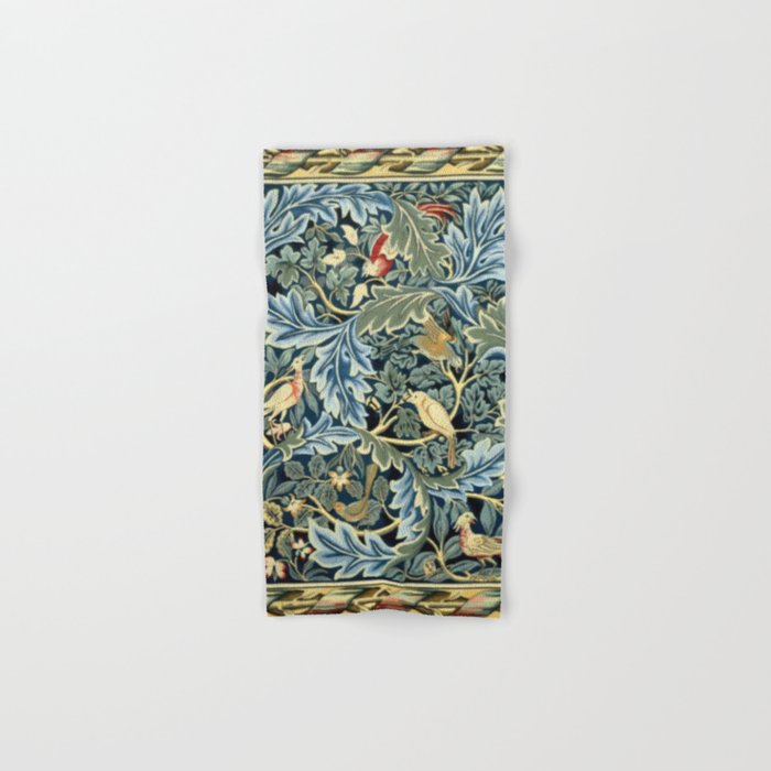 William Morris Birds And Acanthus Bath Towel