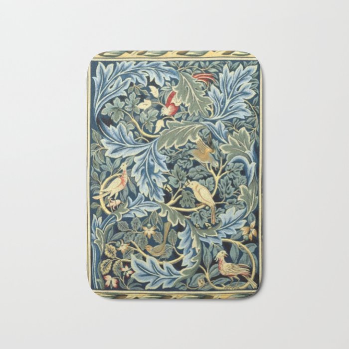 William Morris Birds And Acanthus Bath Mat