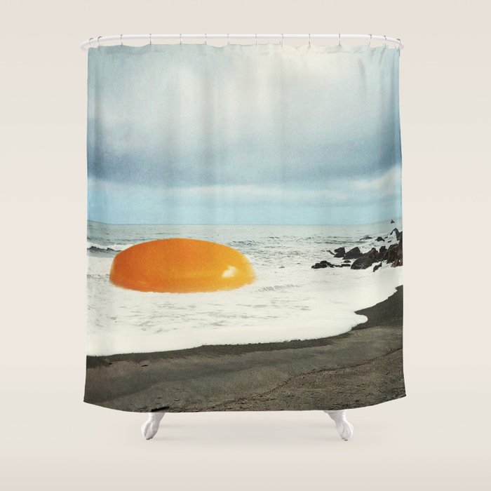 Beach Egg - Sunny Side Up Breakfast Shower Curtain