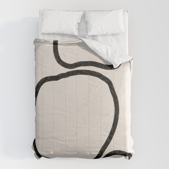 Abstract Stones, Minimalist Art Comforter