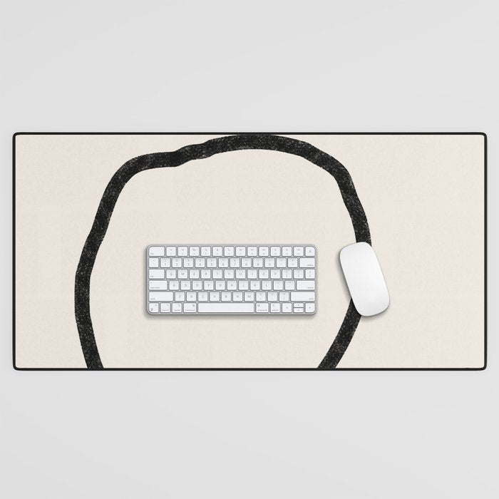 Abstract Stones, Minimalist Art Desk Mat