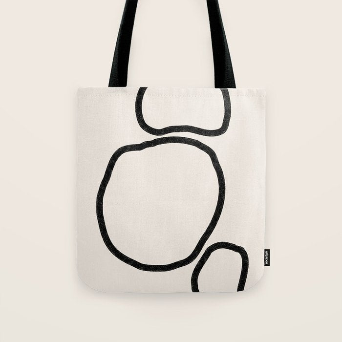Abstract Stones, Minimalist Art Tote Bag
