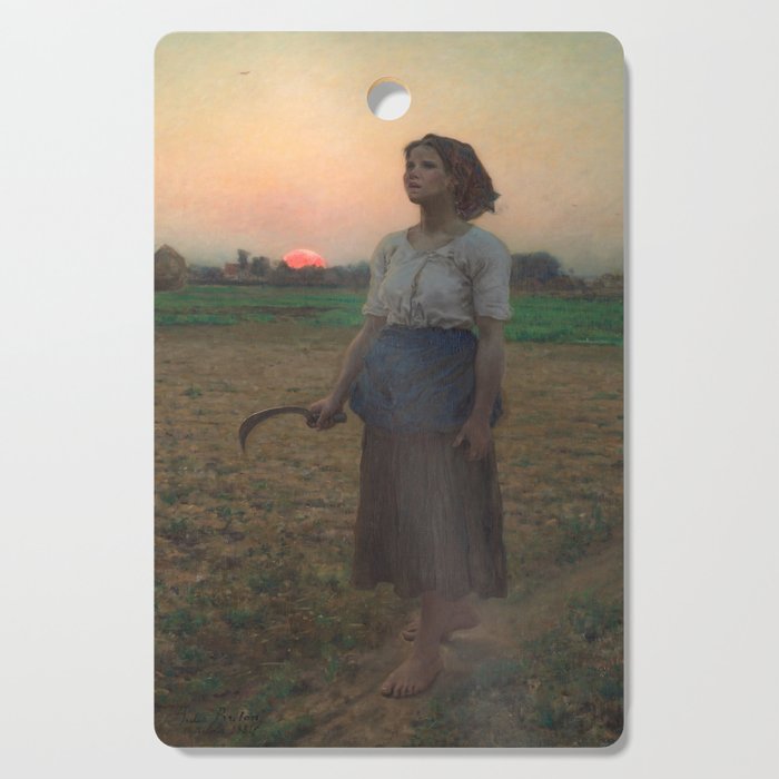 The Song Of The Lark, Jules Adolphe Breton, 1884 Cutting Board