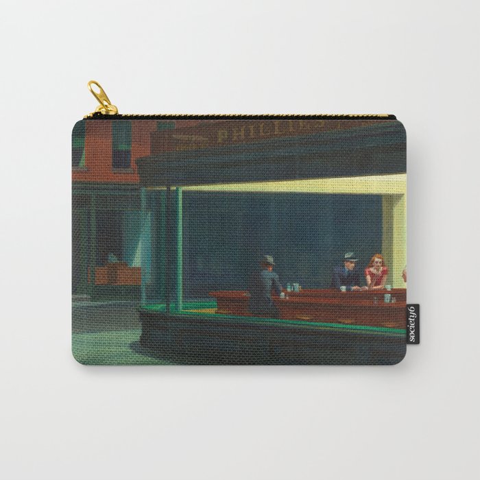 Nighthawks By Edward Hopper Carry All Pouch