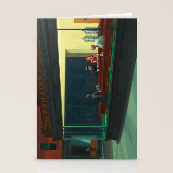 Nighthawks By Edward Hopper Stationery Card