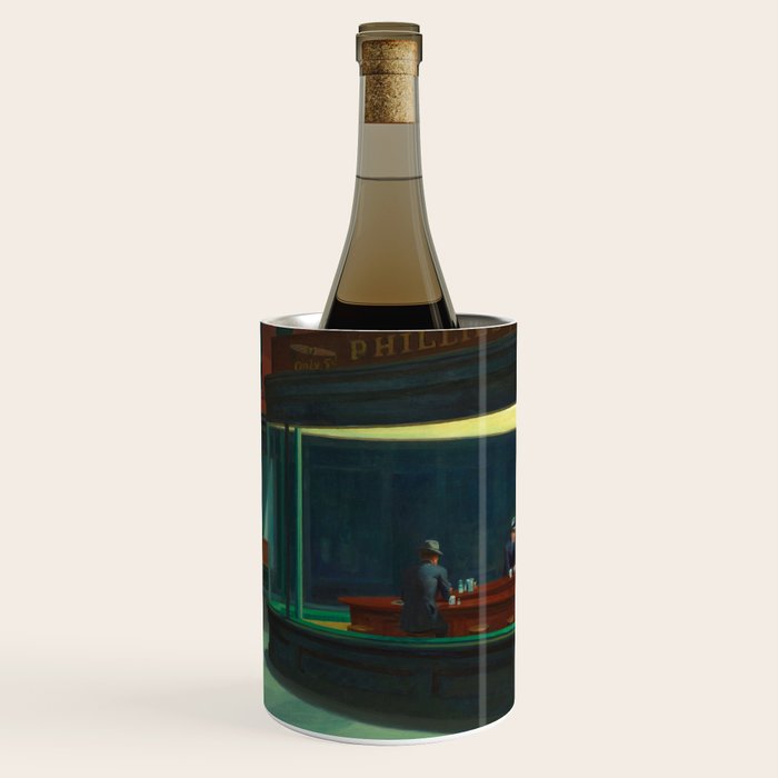 Nighthawks By Edward Hopper Wine Chiller