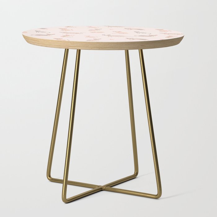 Sphynx Cats - No Furr Don'T Care - Cat Pink Side Table