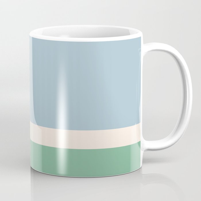 Juniper Color Block Blue And Green Coffee Mug
