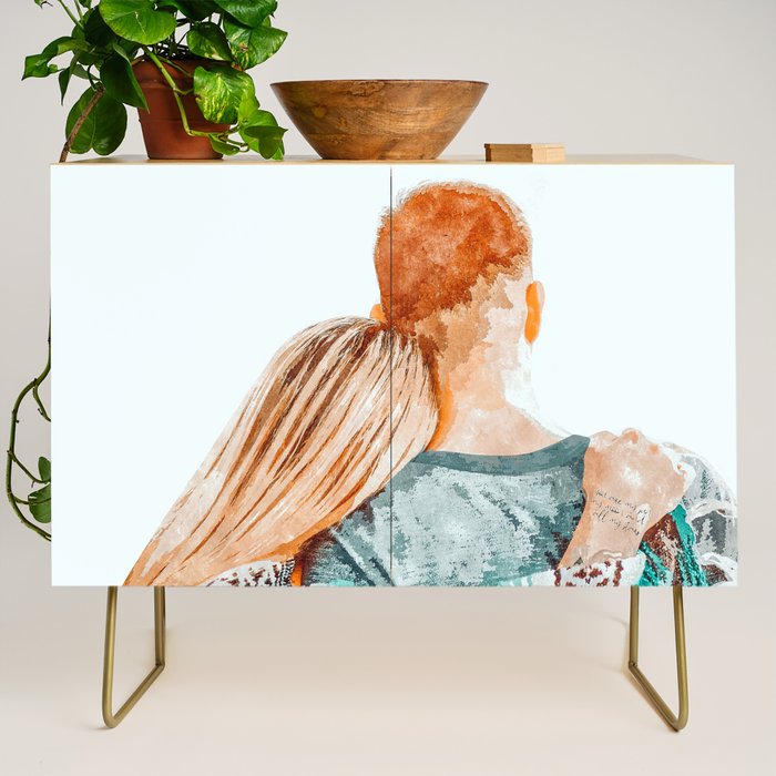 You Are My Sun, My Moon & All My Stars #Painting #Illustration Credenza