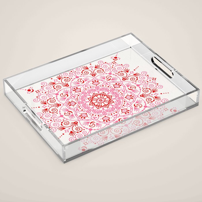 Moroccan Mandala - Valentine Palette Acrylic Tray