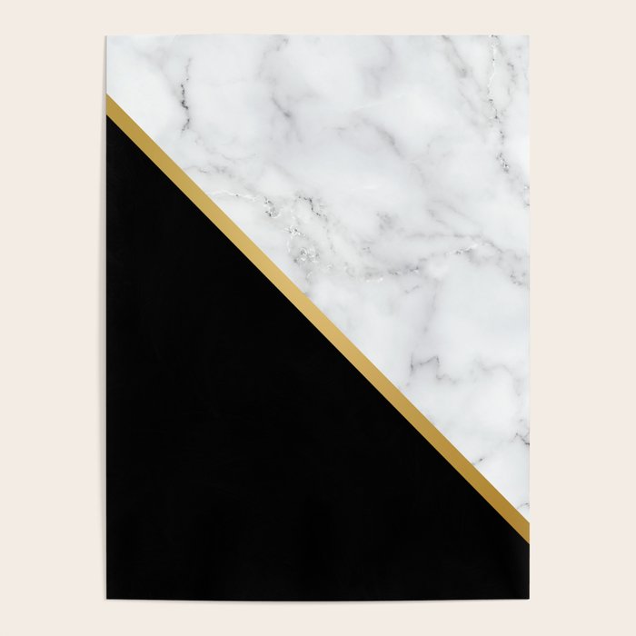 Marble, Stone, Color Block, Minimalist Art Poster
