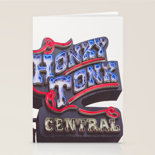 Honkytonk Central - Nashville Stationery Card