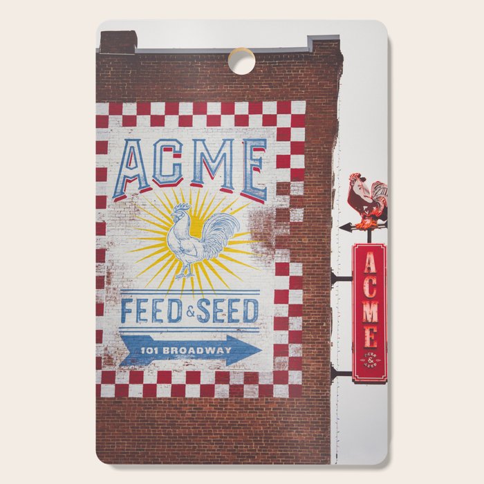 Acme Feed And Seed Nashville Tennessee Cutting Board
