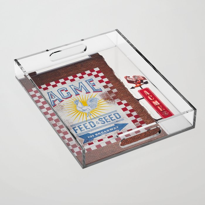 Acme Feed And Seed Nashville Tennessee Acrylic Tray